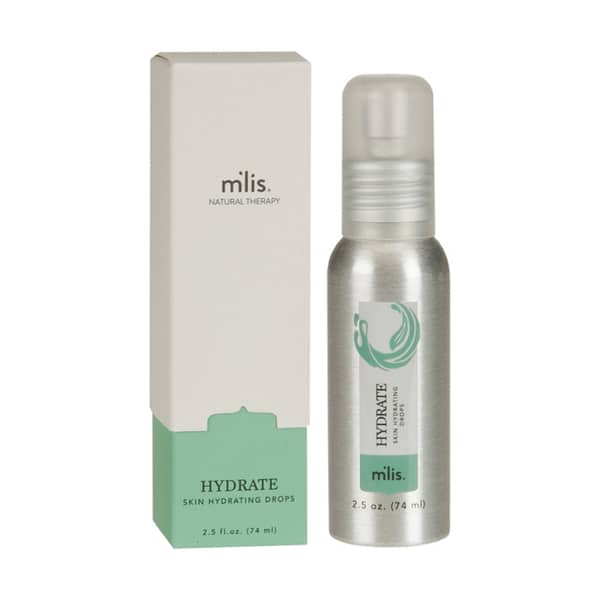 m'lis HYDRATE Skin Drops Box and Bottle