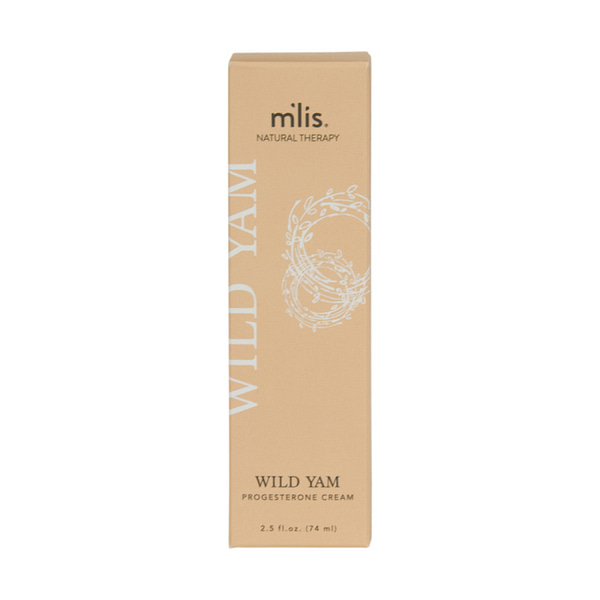M'lis Wild Yam Natural Progestrone Cream Inner Box