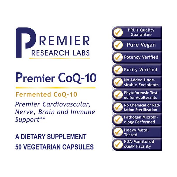 Premier-CoQ-10-50caps - Label