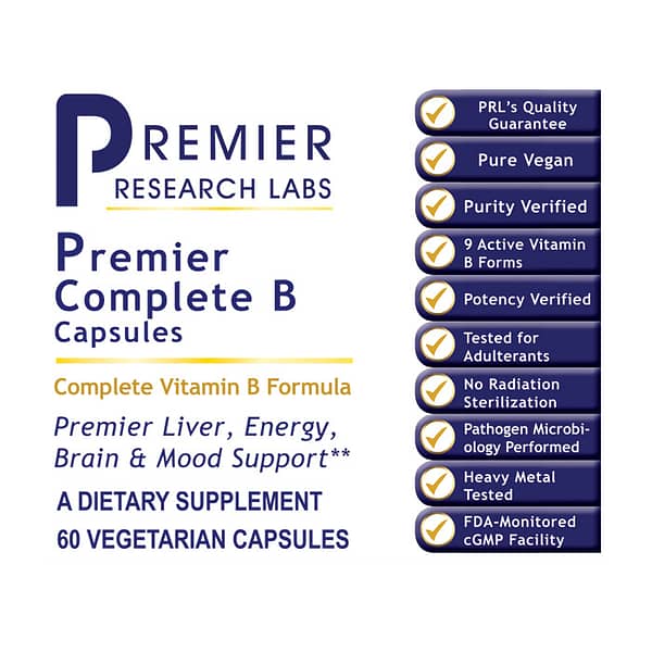 Premier Complete B 60 Caps Label