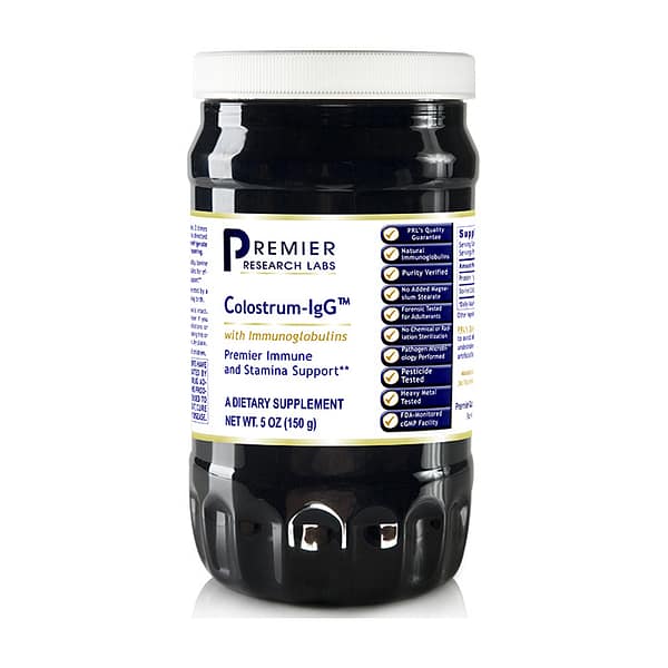 Premier Colostrum-IgG™ Powder Bottle